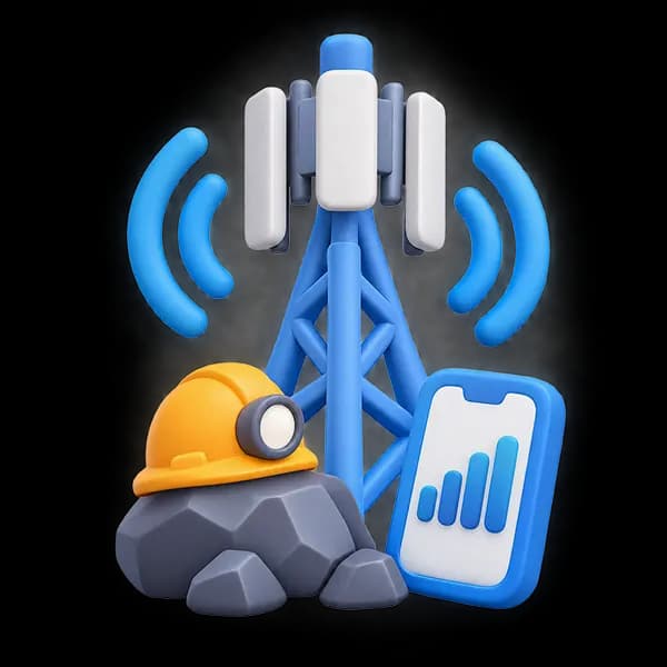 تقویت آنتن موبایل معادن
